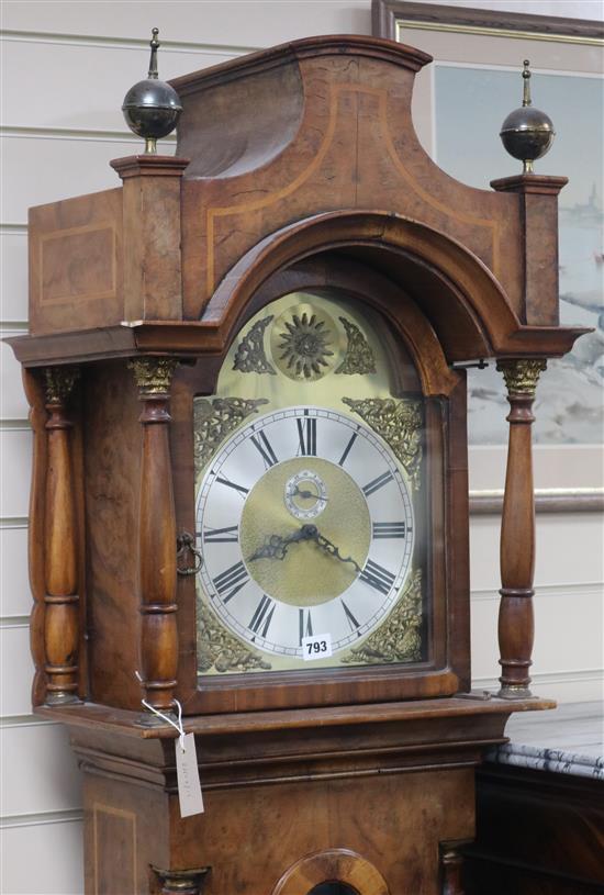 Keith Buxton. A longcase clock W.50cm